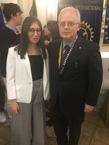 Celebrazione della Costituzione dell'Interact Club di Canosa